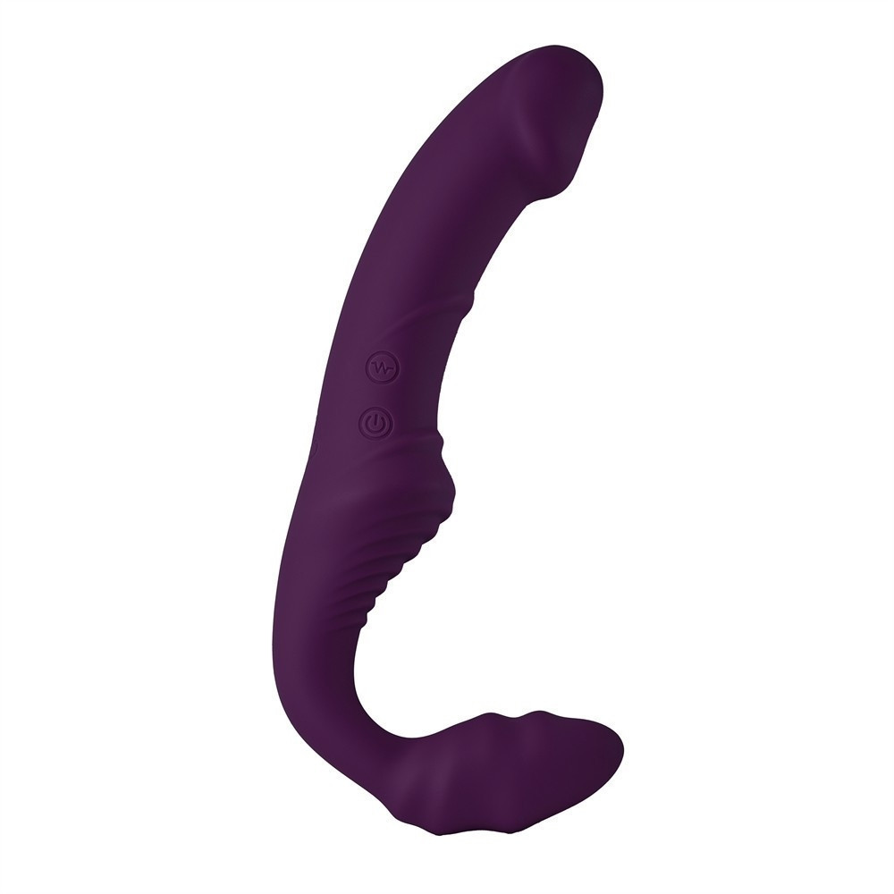 Безремневой вибрострапон Dream Toys Storm с дистанционным пультом, фиолетовый Sex Aura Киев - изображение 4