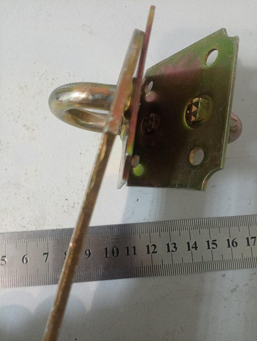 Скоба-скобель колодки  45х230мм, оцинк жовтий "P-o" Київ - фото 6