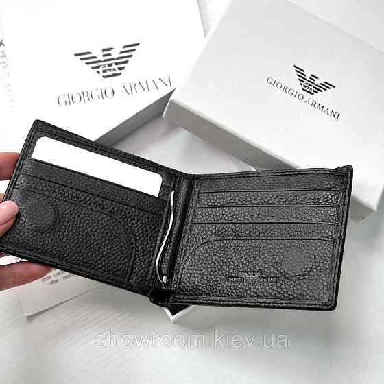 Мужское кожаное портмоне на магните GA (6607) Киев