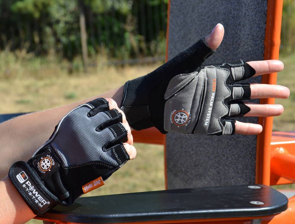 Рукавички для фітнесу Power System PS-2580 Man’s Power Black/Grey L Киев - изображение 9