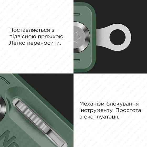 Мультитул NexTool Multi Functional Knife, зелений Рівне