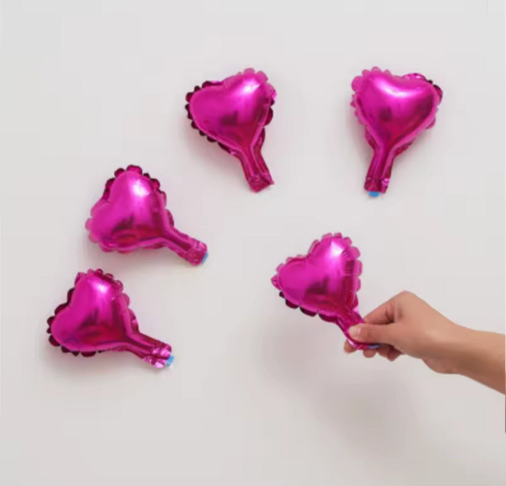 Серце 5" 12 см КІТАЙ малиновий Київ - фото 1