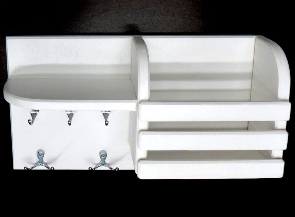 Ключниця дерев'яна "Алнік" зефір-хром Миколаїв - фото 8