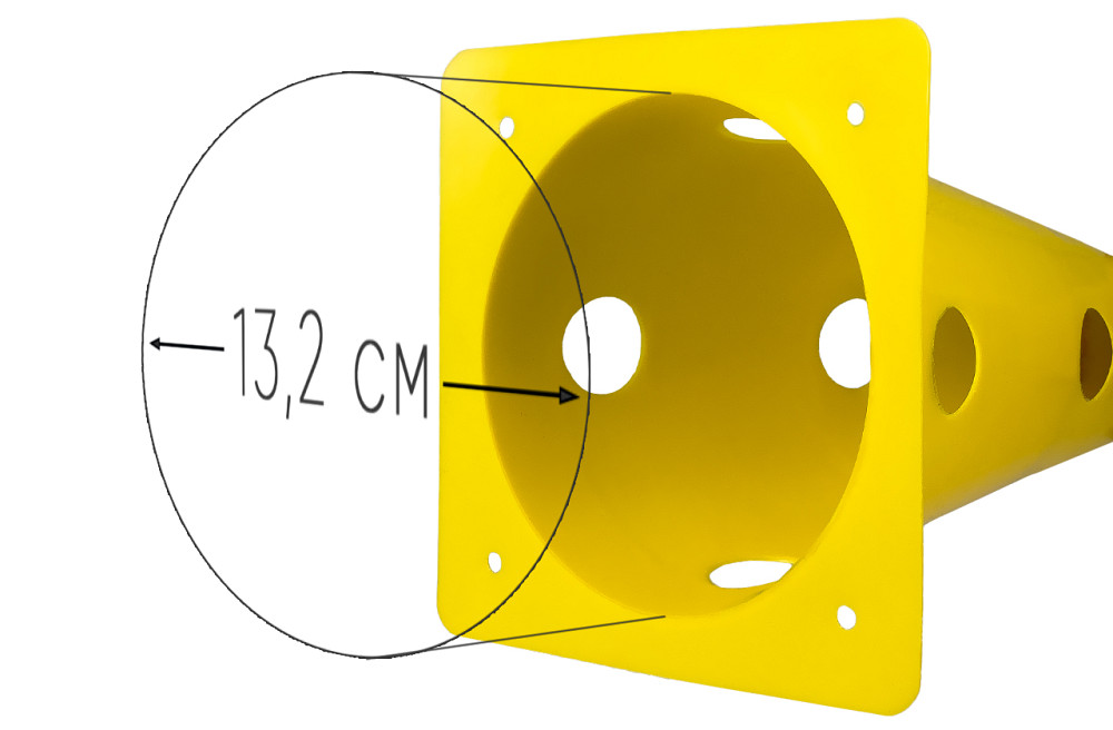 EasyFit Конус-фішка спортивна EasyFit 31 см жовта Коломия - фото 2