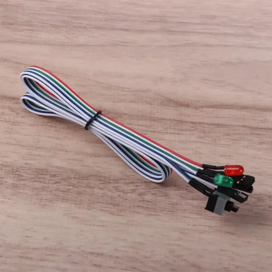 Кнопка живлення та перезавантаження ПК з індикаторами 65 см Київ