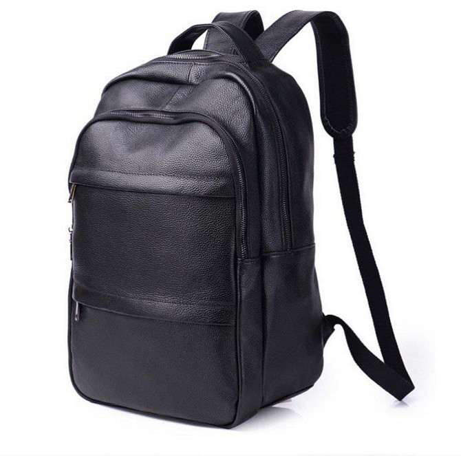 Мужской рюкзак для ноутбука и документов из натуральной кожи Tiding Bag B2-37342A Каменское - изображение 3