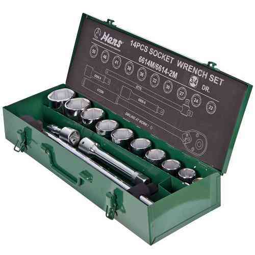 Набор инструмента 14 пр. 3/4"DR, 22-50мм HANS (6614M) Винница
