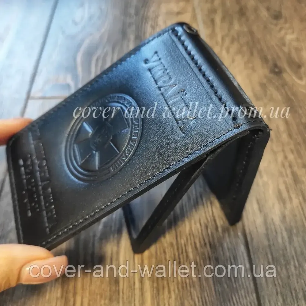 Обкладинка на посвідчення "Національна гвардія Україна" під жетон із відділенням для карток (на картку) Київ - фото 5