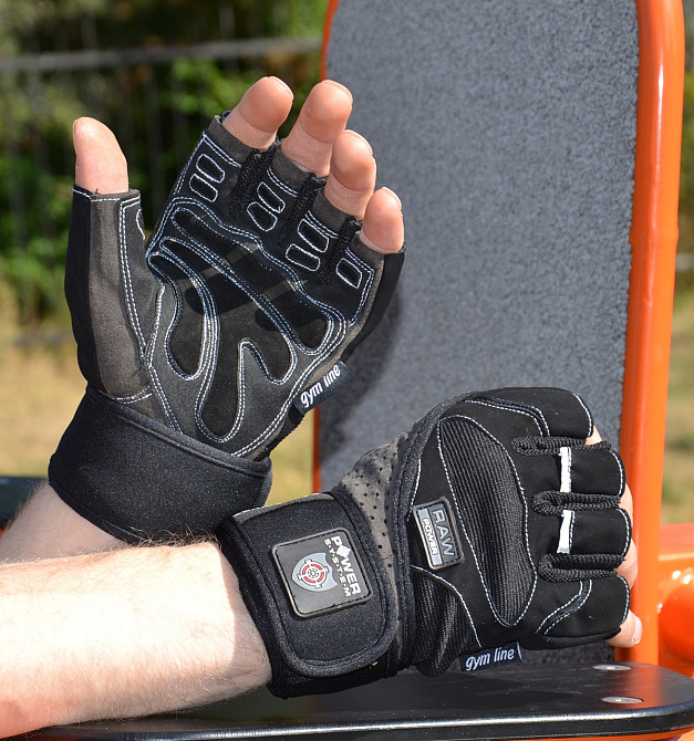 Рукавички для фітнесу Power System PS-2850 Raw Power Black/Grey XL Кам'янське - фото 6