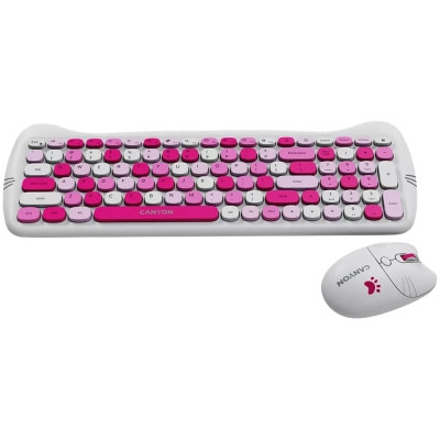 Комплект Canyon HSET-W6 Kitty Edition Wireless UA Pink (CNS-HSETW6PK) Вінниця - фото 3