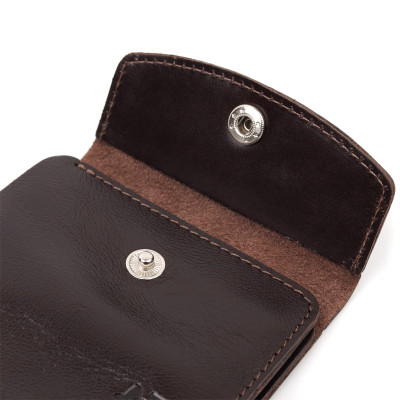 Портмоне Shvigel З натуральної шкіри Коричневе (16621) Вінниця - фото 8