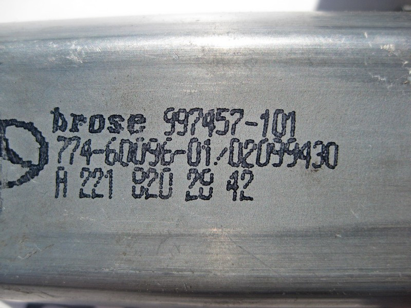 Mercedes-Benz  A2218202842 Моторчик переднього правого склопідйомника S-Class W221 Одеса - фото 3