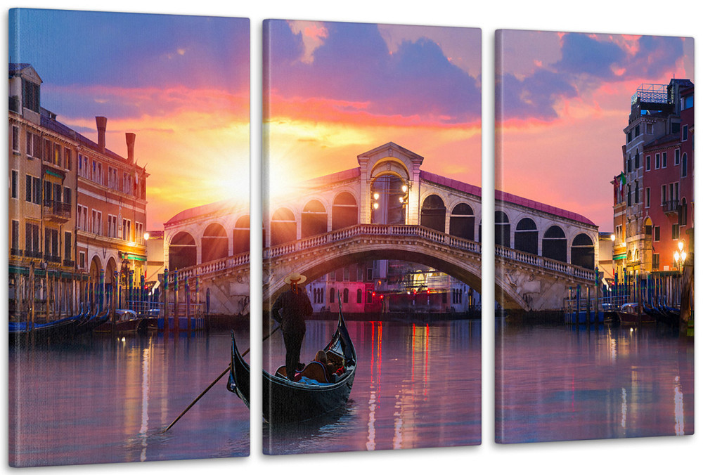 Модульна картина Венеція (53х100см) Аrt-193_3А Київ - фото 1