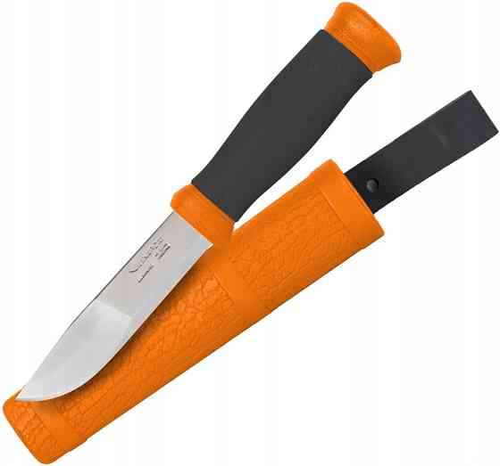 Туристичний Ніж посилений з кобурою Morakniv "Outdoor 2000" Orange (12057) Нержавіюча сталь Нововолинськ