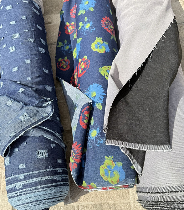 Тканина/опт/ джинс — від 3 м Київ - фото 1