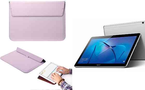 Чохол-конверт VitoCase для Huawei MediaPad M3 10, M3 Lite 10, з функцією підставки для планшета Фіолетовий Київ