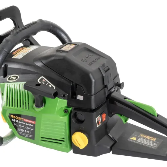 Бензопила Procraft GS50 40/45 см 2 шини 2 ланцюга,Пила ланцюгова 49.3 куб.см,Професійні бензопили Львів
