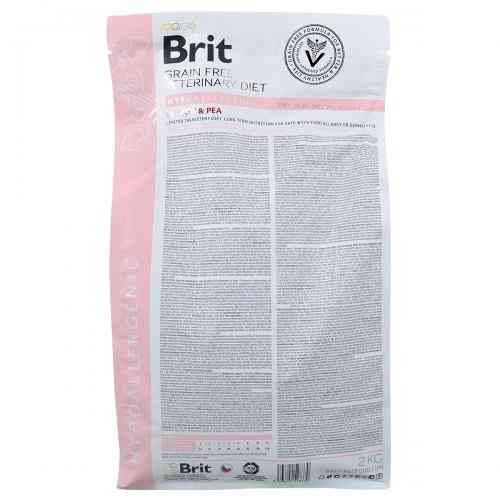 Корм сухой Brit Grain Free VetDiet Cat Hypoallergenic для кошек с пищевой аллергией и непереносимостью с лососем и горохом Киев