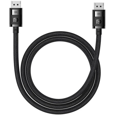 Кабель мультимедийный DisplayPort M to DisplayPort M 1.5m 8K Baseus (B00633706111-01) Винница - изображение 1