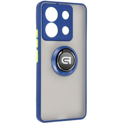 Чохол до мобільного телефона Armorstandart Frosted Matte Ring Xiaomi Redmi Note 13 Pro 5G / Poco X6 5G Navy Blue (ARM72726) Вінниця - фото 1