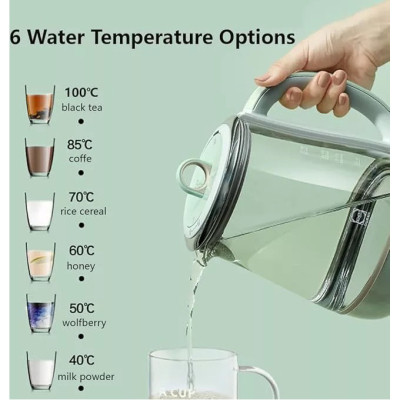 Электрочайник Buydeem K1594T Cozy Greenish (K1594T-CG/EU) Винница - изображение 8