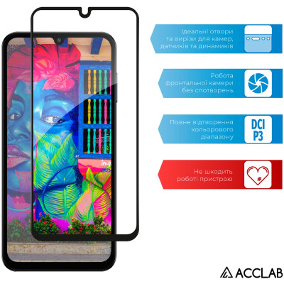 Стекло защитное ACCLAB Full Glue Samsung M15 Black (1283126591709) Винница - изображение 5