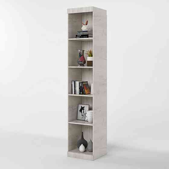 Шафа-пенал відкритий Еверест Соната дуб крафт білий (DTM-2689) Львів