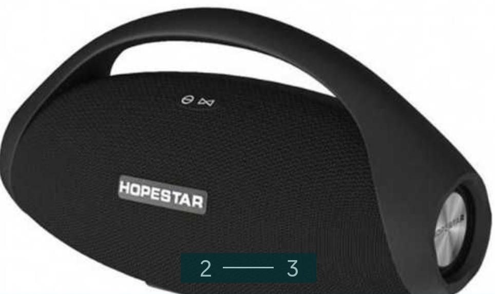 Портативная Bluetooth Колонка HOPESTAR H-31 Black, Red Киев - изображение 2