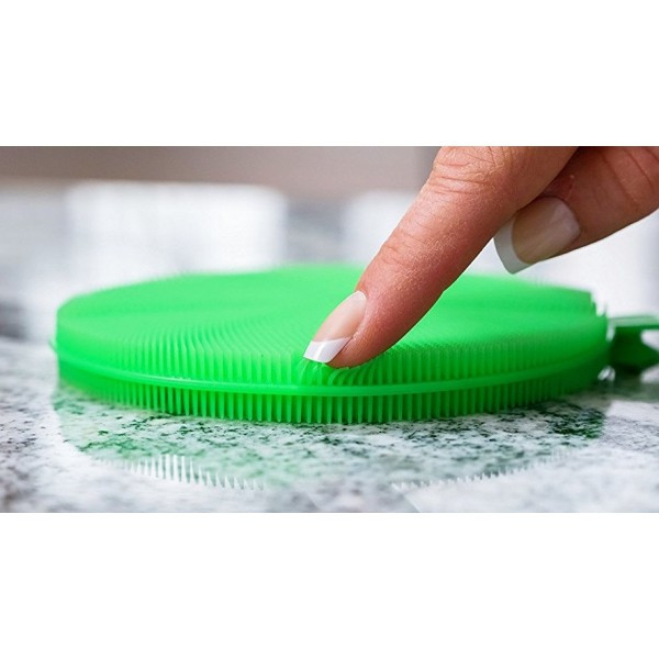 Силиконовая мочалка Better Sponge Набор щеток - губок универсальные силиконовые 3 шт v1154 Сумы - изображение 3