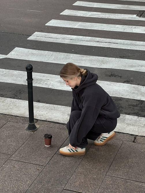 Женский теплый базовый костюм двойка из двухстороннего флиса. Графит, 42/44 Одесса - изображение 10