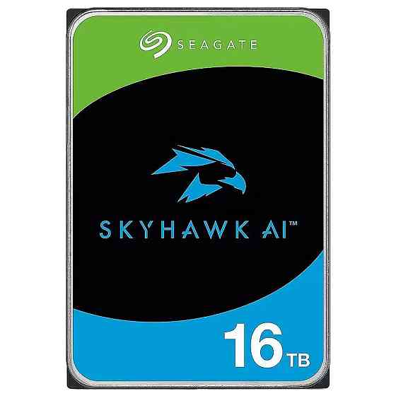 Накопитель HDD SATA 16.0TB Seagate SkyHawk AI Surveillance 7200rpm 512MB (ST16000VE005) ( 24000 ) Харьков