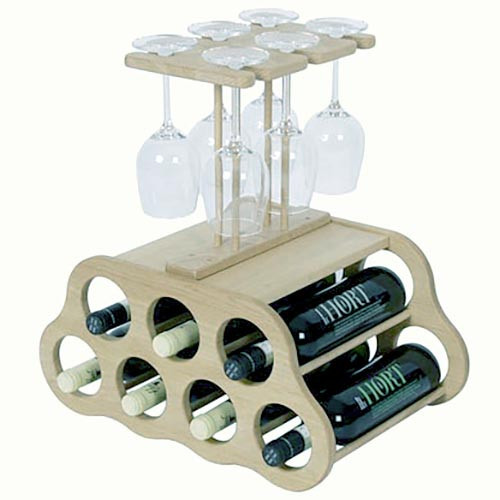 Настольная винная полка 