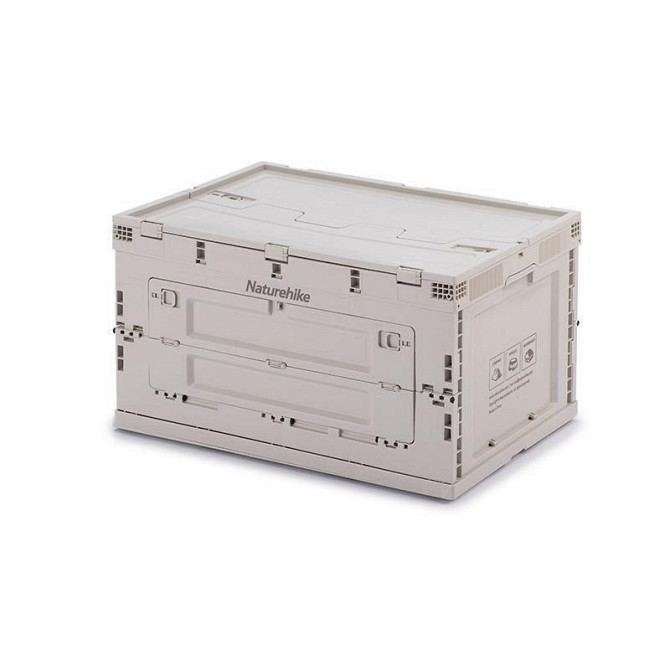 Туристичний складний скринька-контейнер Naturehike PP box NH20SJ036 50л (Сірий) Вінниця - фото 1