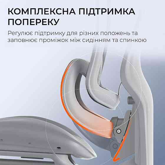 Крісло офісне Sihoo Doro C300 Pro Mesh White (DORO-C300-PRO-M102) ( 11715 ) Харків