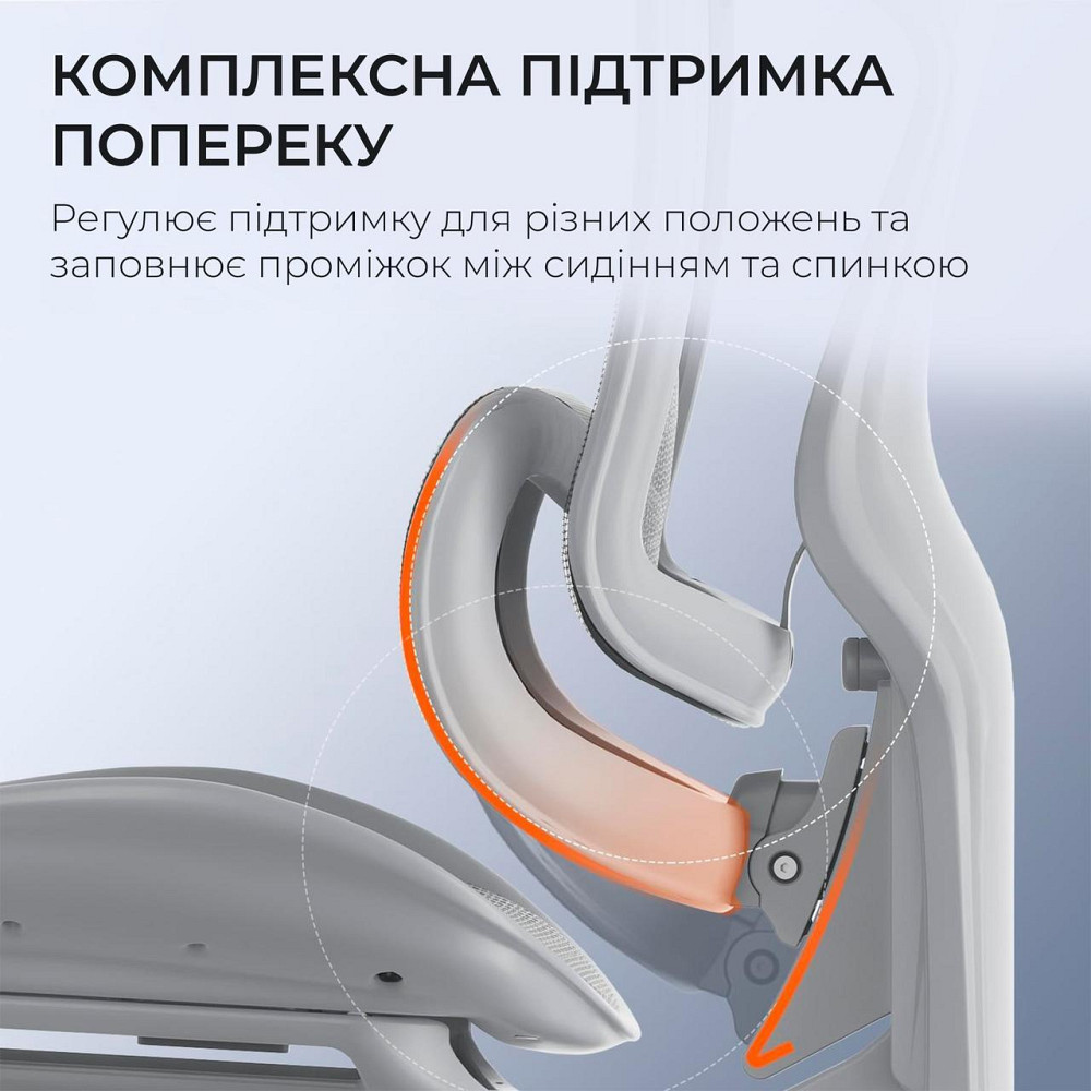 Крісло офісне Sihoo Doro C300 Pro Mesh White (DORO-C300-PRO-M102) ( 11715 ) Харків - фото 4