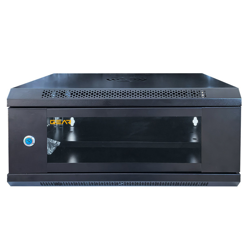 Шафа серверна настінна GEAR 4U 19'' 530x400x240 мм., Чорна (GWMSN-4U) Київ - фото 4