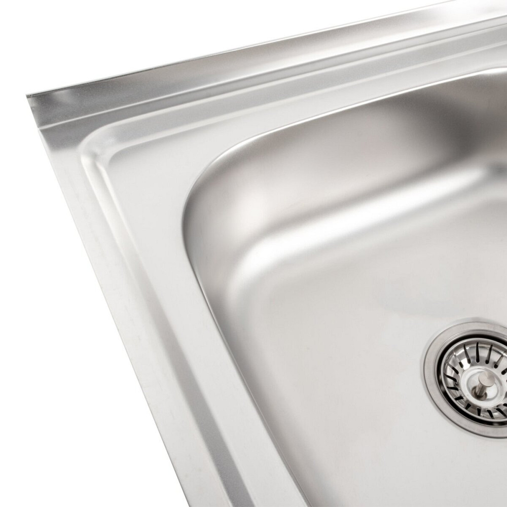 VALESO Кухонна мийка з нержавіючої сталі Valeso САТИН 6050 L (0,7/160 мм) Київ - фото 4