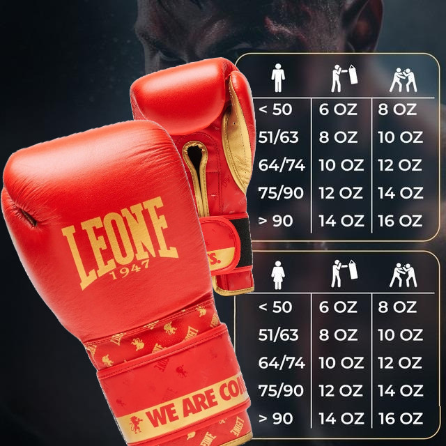 Боксерські рукавиці Leone GN220 DNA Red 16 унцій (бинти 4 м. в комплекті) Кам'янське - фото 10