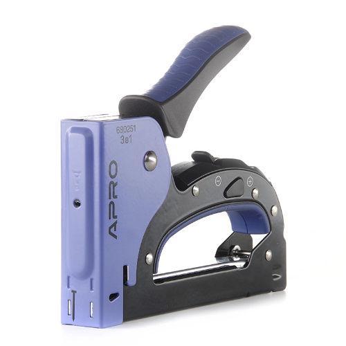 Степлер з двопозиційним регулятором для скоб 6-14мм ресорного типу сталевий корпус APRO Житомир