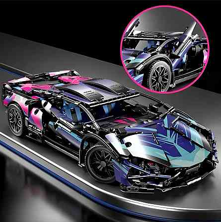 Конструктор спортивна машинка Lamborghini Cyberpunk, 1314 деталей, Маштабо 1:14 Ламба кіберпанк Київ