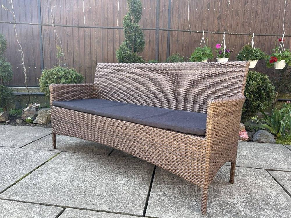 Диван ротанговий плетений вуличний Київ - фото 6