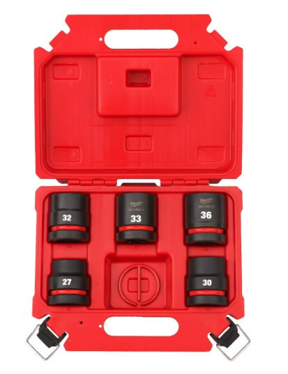Набір головок 1'' SKT SHOCKWAVE MILWAUKEE, (27-36мм) (5шт), пластиковий кейс Одесса - изображение 1