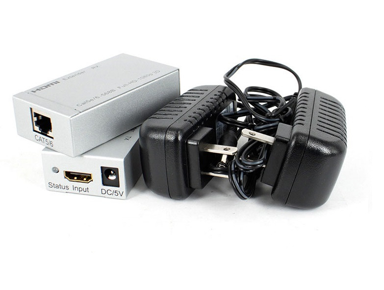 Подовжувач HDMI по кабелю UTP до 60м з БЖ 3D, (RX/TX) RTL Винница - изображение 3