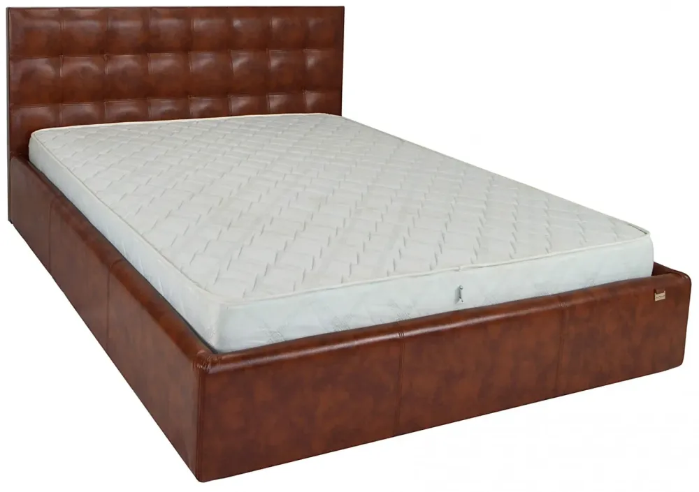 Кровать Chester Standart 140 х 190 см Мадрас Whisky Коричневый Днепр - изображение 13