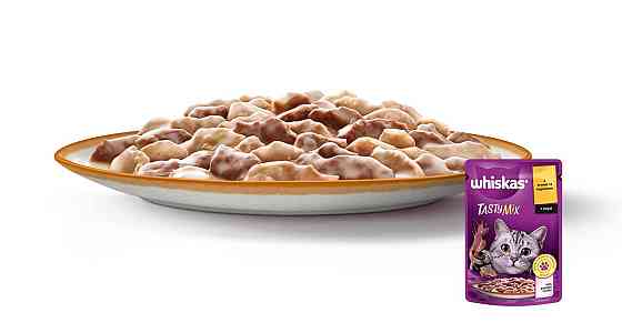 Вологий корм Whiskas (Віскас) Tasty Mix з ягням та індичкою в соусі 85 г Вінниця