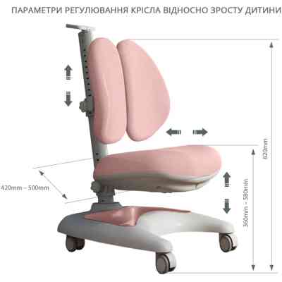 Дитяче крісло FunDesk Premio pink (222103) Вінниця