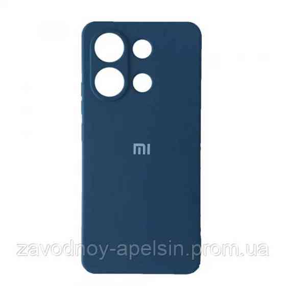 Xiaomi Redmi Note 13 4G Силіконовий чохол Мікрофібра (синій) Одеса