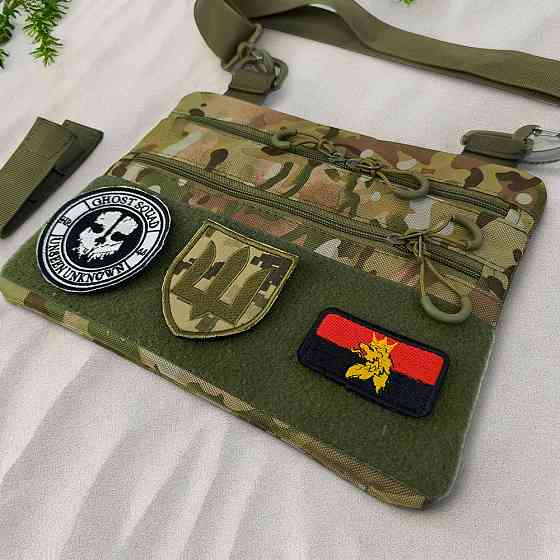 Тактический мессенджер, Рюкзак через плечо военная барсетка, Мужская сумка кроссбоди CM-89 Львов