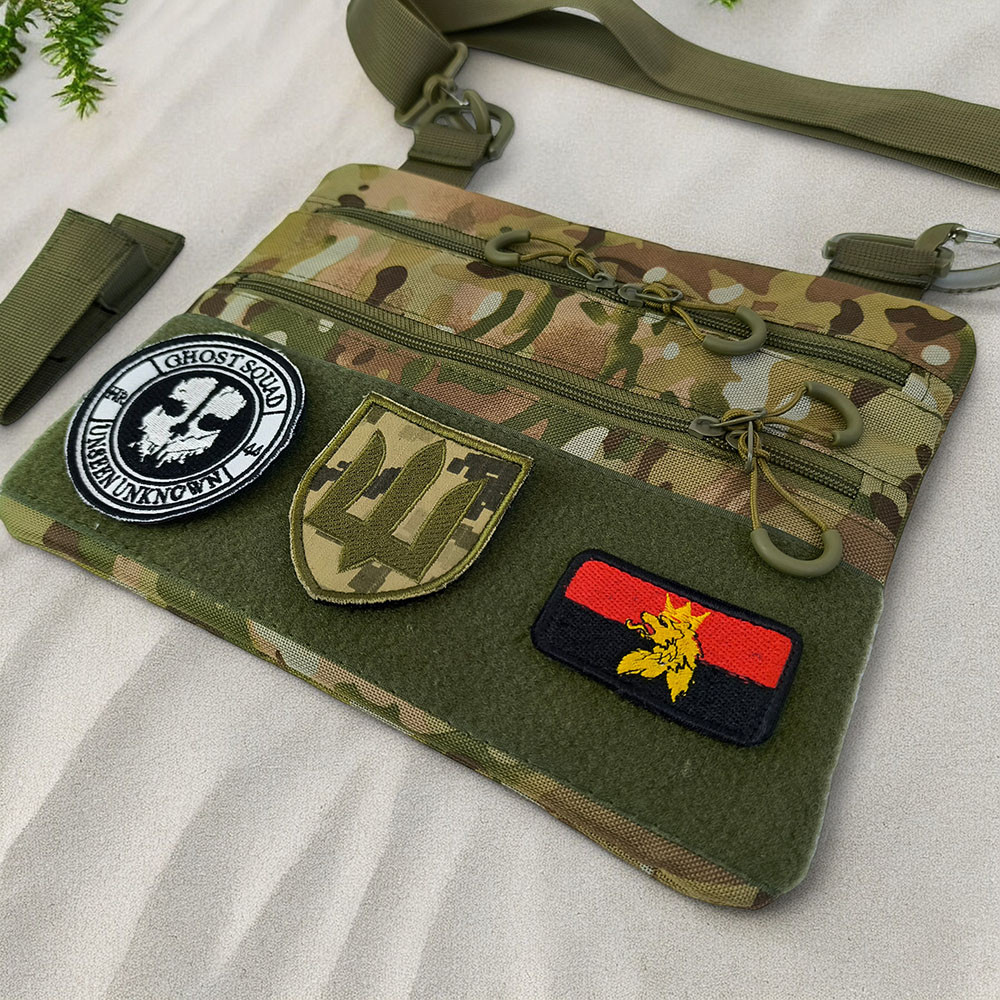 Тактический мессенджер, Рюкзак через плечо военная барсетка, Мужская сумка кроссбоди CM-89 Львов - изображение 2