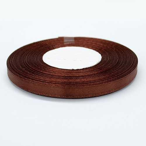 Стрічка атласна 12 мм шоколадна 23 м Київ - фото 1